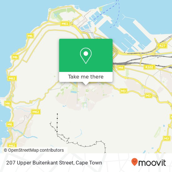 207 Upper Buitenkant Street map