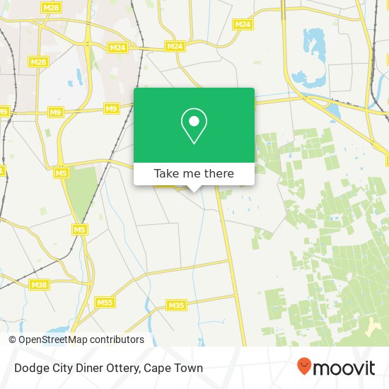 Dodge City Diner Ottery map