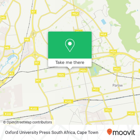 Oxford University Press South Africa map