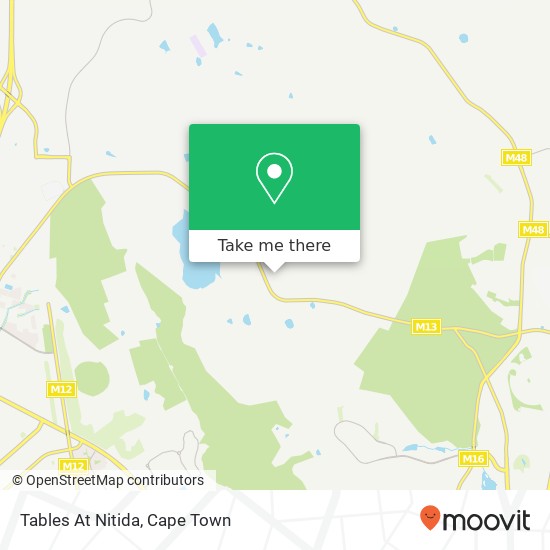 Tables At Nitida map