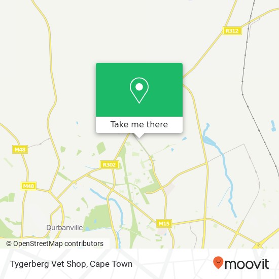 Tygerberg Vet Shop map