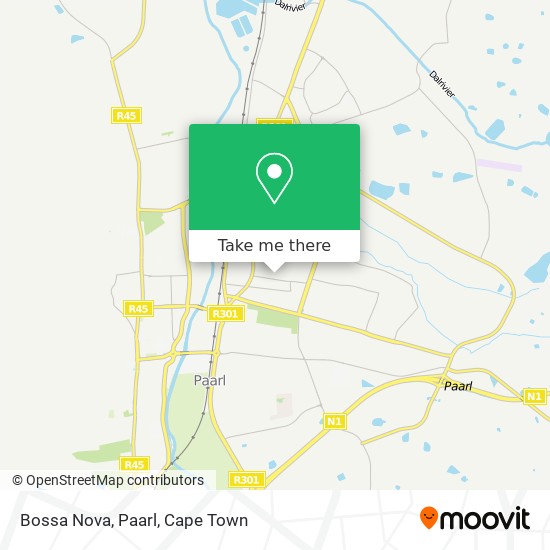 Bossa Nova, Paarl map