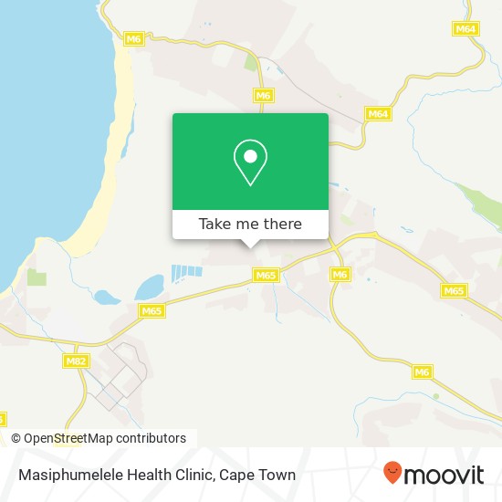 Masiphumelele Health Clinic map