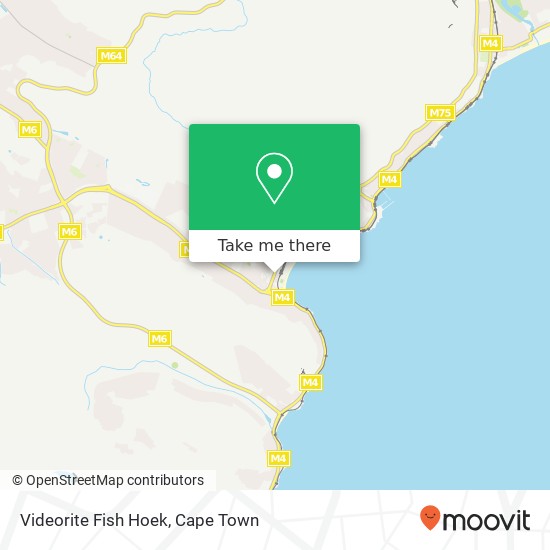 Videorite Fish Hoek, 73, Main Rd Fish Hoek Cape Town map