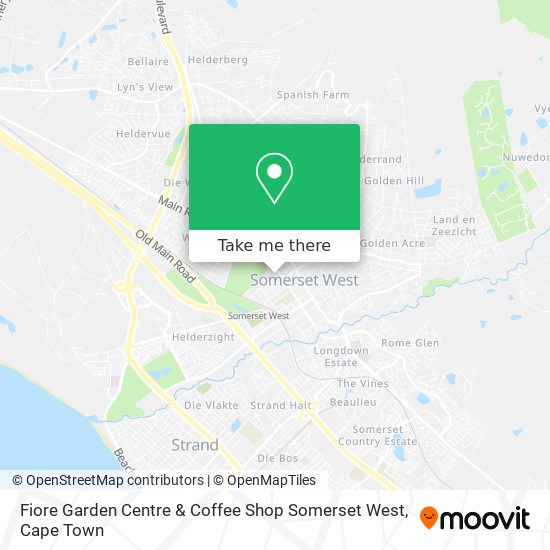 Fiore Garden Centre & Coffee Shop Somerset West map