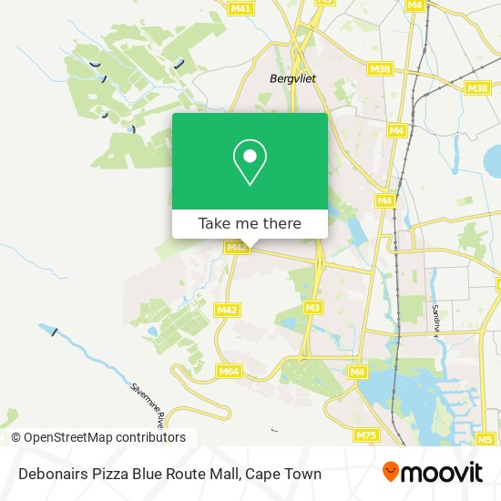 Debonairs Pizza Blue Route Mall map