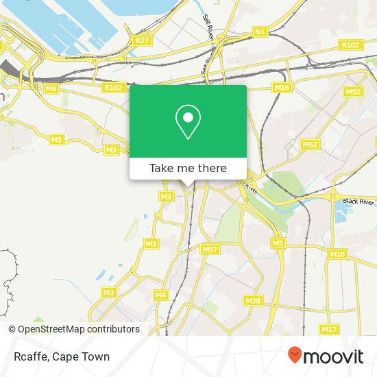 Rcaffe, 7, Upper Durban Rd Mowbray Cape Town 7700 map