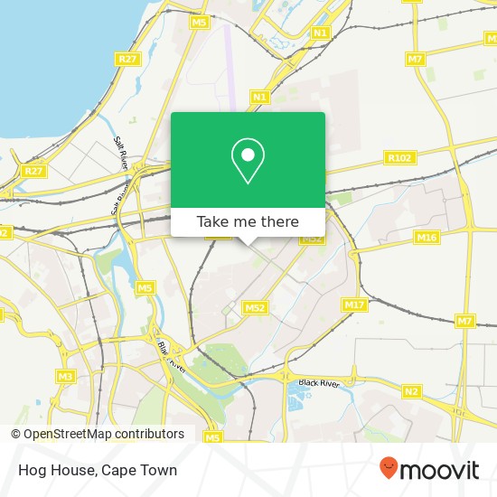 Hog House, Morningside St Ndabeni Cape Town 7405 map