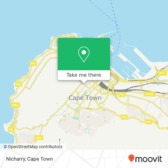Nicharry, Wale St Cape Town 8001 map