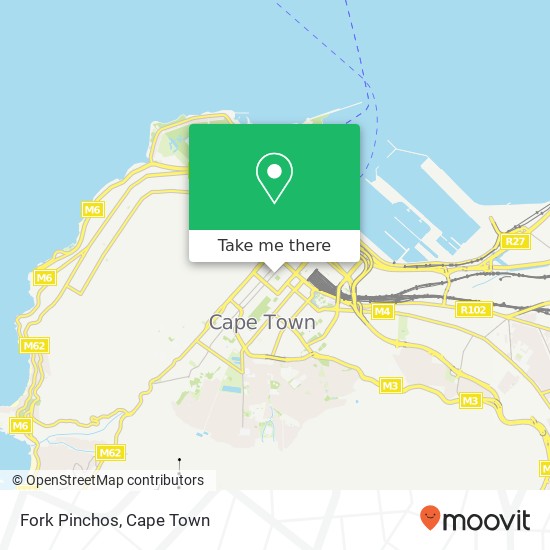 Fork Pinchos, 85, Long St Cape Town Cape Town map