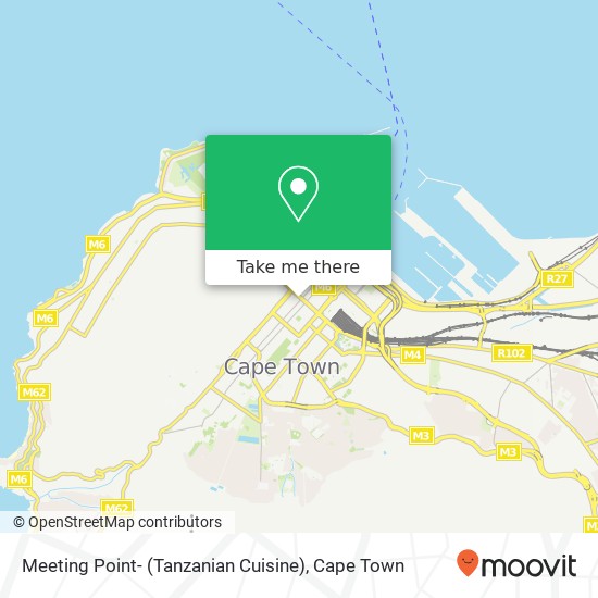 Meeting Point- (Tanzanian Cuisine), 67, Strand St Cape Town 8001 map