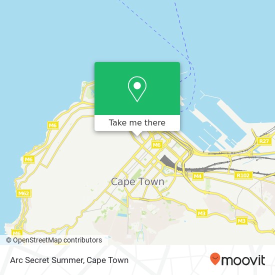 Arc Secret Summer, 72, Waterkant St De Waterkant Cape Town 8001 map