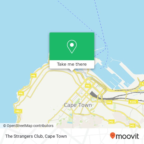 The Strangers Club, 1, Braemar Rd Green Point Cape Town 8005 map