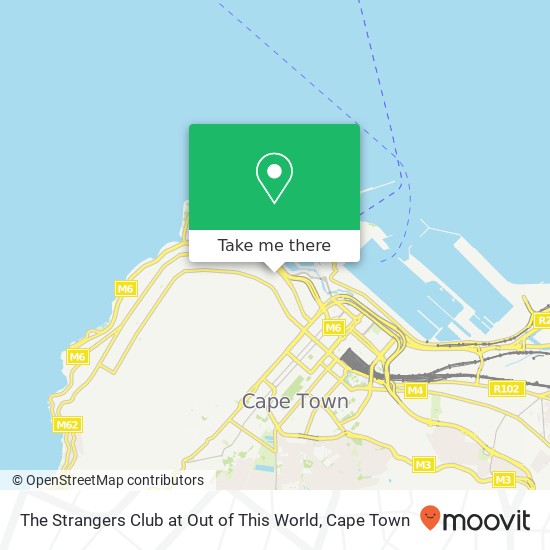 The Strangers Club at Out of This World, Wessels Rd Green Point Cape Town 8005 map