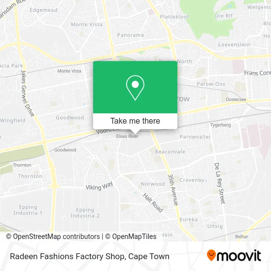 Radeen Fashions Factory Shop map