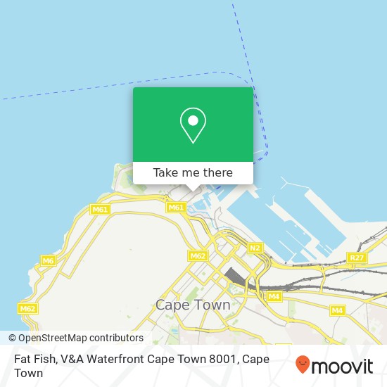 Fat Fish, V&A Waterfront Cape Town 8001 map