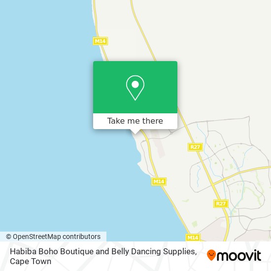 Habiba Boho Boutique and Belly Dancing Supplies map