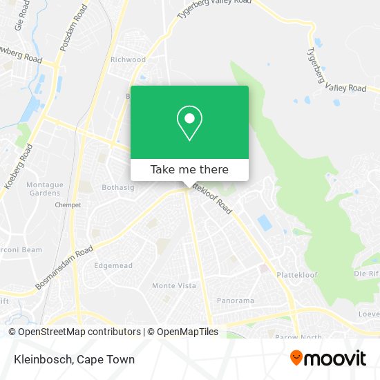 Kleinbosch map