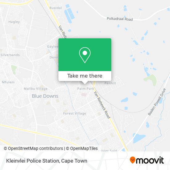 Kleinvlei Police Station map