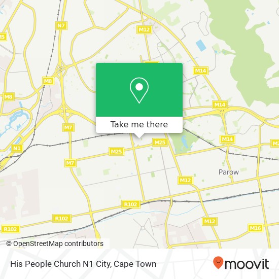 His People Church N1 City map