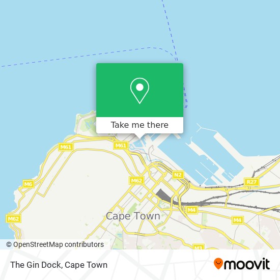 The Gin Dock map