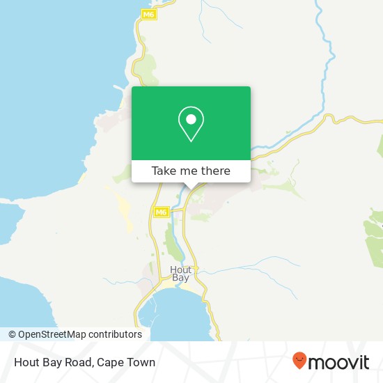 Hout Bay Road map