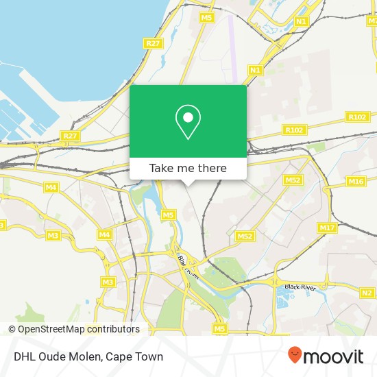 DHL Oude Molen map
