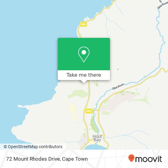 72 Mount Rhodes Drive map
