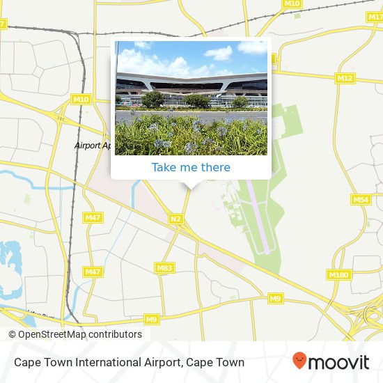 Cape Town International Airport map