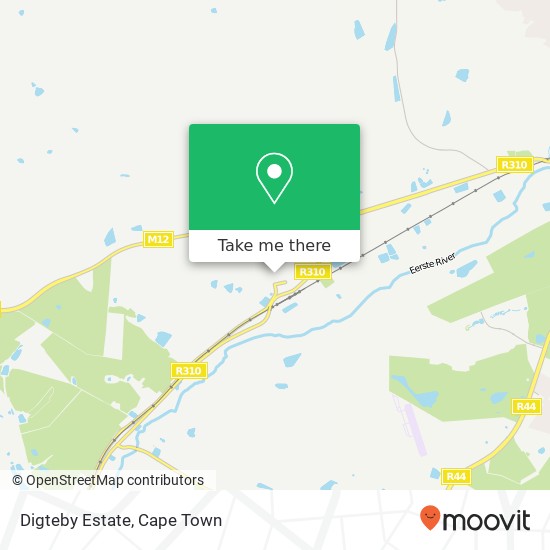 Digteby Estate map