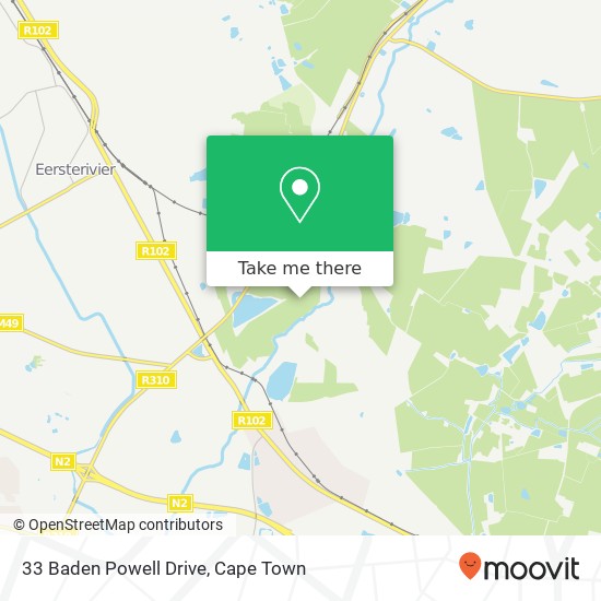 33 Baden Powell Drive map