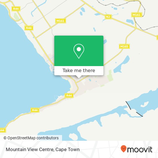 Mountain View Centre map