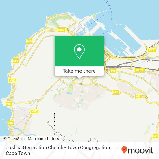 Joshua Generation Church - Town Congregation map