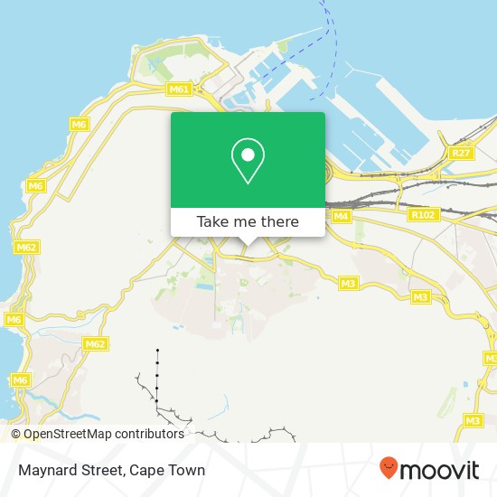 Maynard Street map
