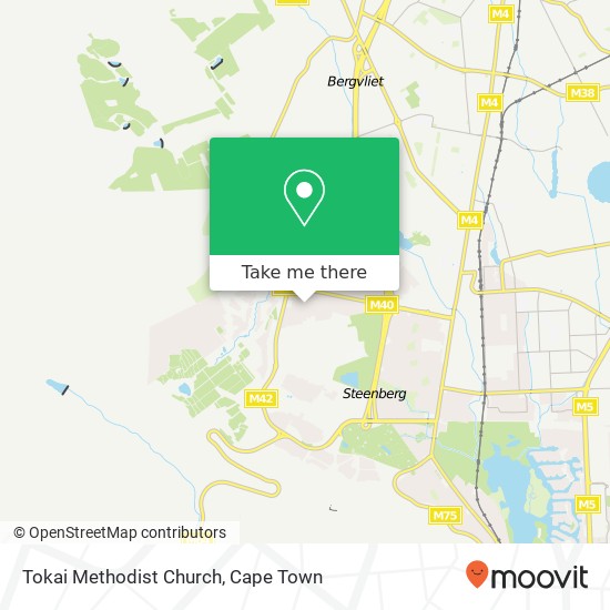 Tokai Methodist Church map