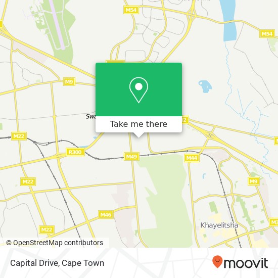 Capital Drive map