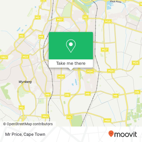 Mr Price map