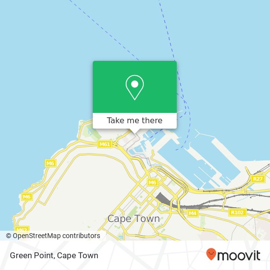 Green Point map