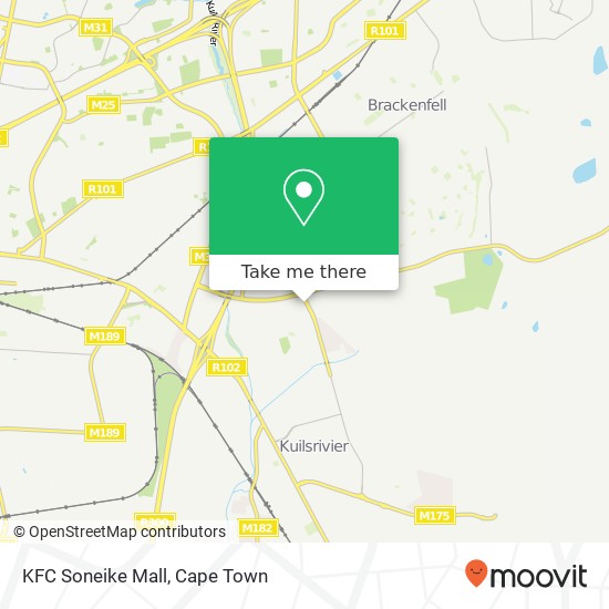 KFC Soneike Mall map