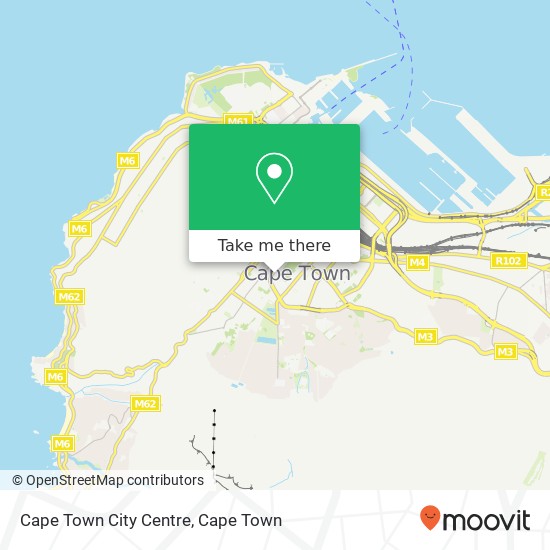 Cape Town City Centre map
