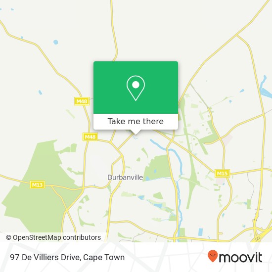 97 De Villiers Drive map