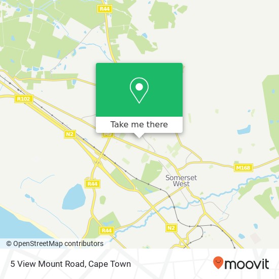 5 View Mount Road map