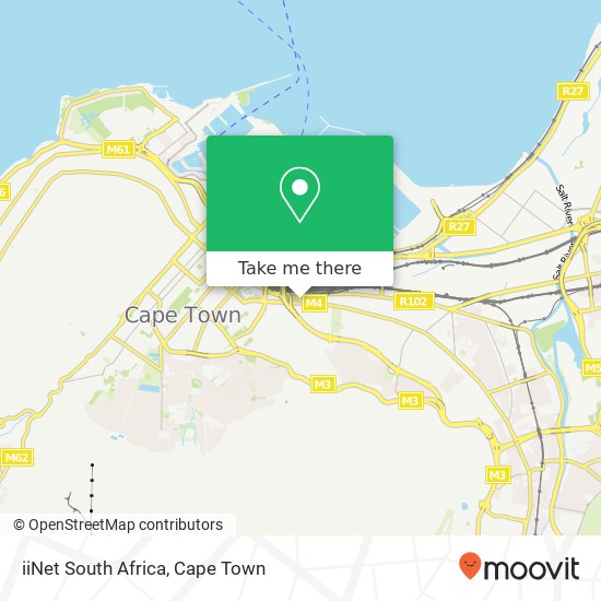 iiNet South Africa map