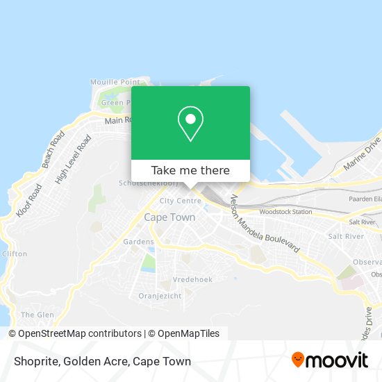 Shoprite, Golden Acre map