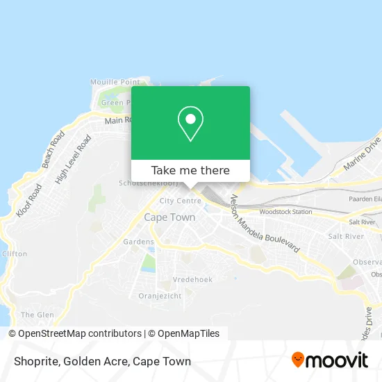 Shoprite, Golden Acre map