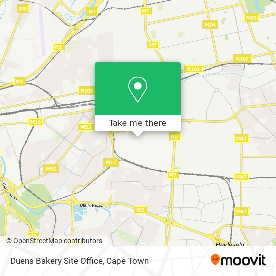 Duens Bakery Site Office map