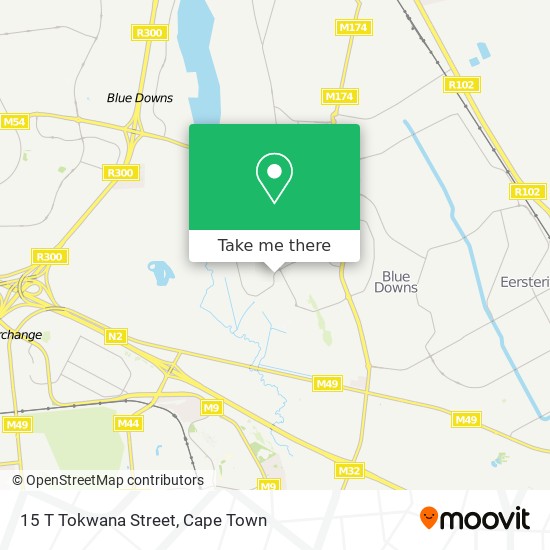 15 T Tokwana Street map