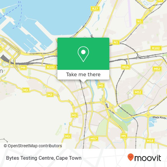 Bytes Testing Centre map