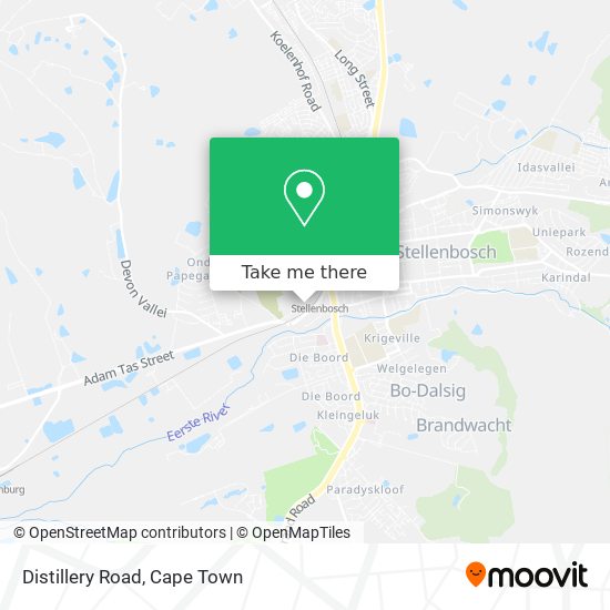 Distillery Road map