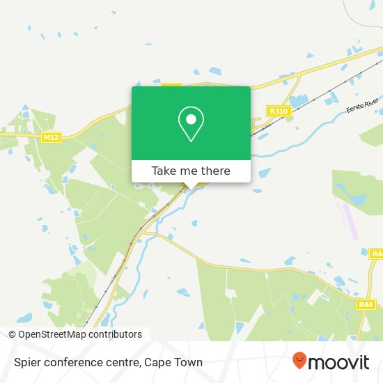 Spier conference centre map